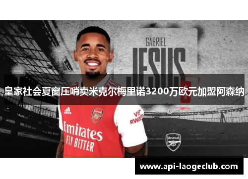 皇家社会夏窗压哨卖米克尔梅里诺3200万欧元加盟阿森纳 皇家社会夏窗压哨卖米克尔梅里诺3200万欧元加盟阿森纳